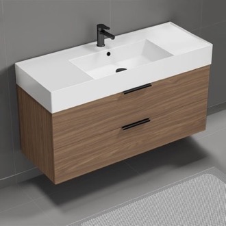 Bathroom Vanity Walnut Bathroom Vanity, 48